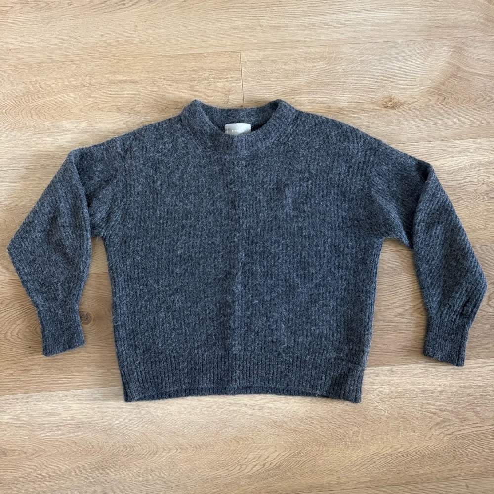 Everlane Alpaca Crew Neck Sweater Grey Small